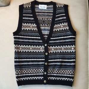 Vintage Carly Blake Buttoned Sweater Vest